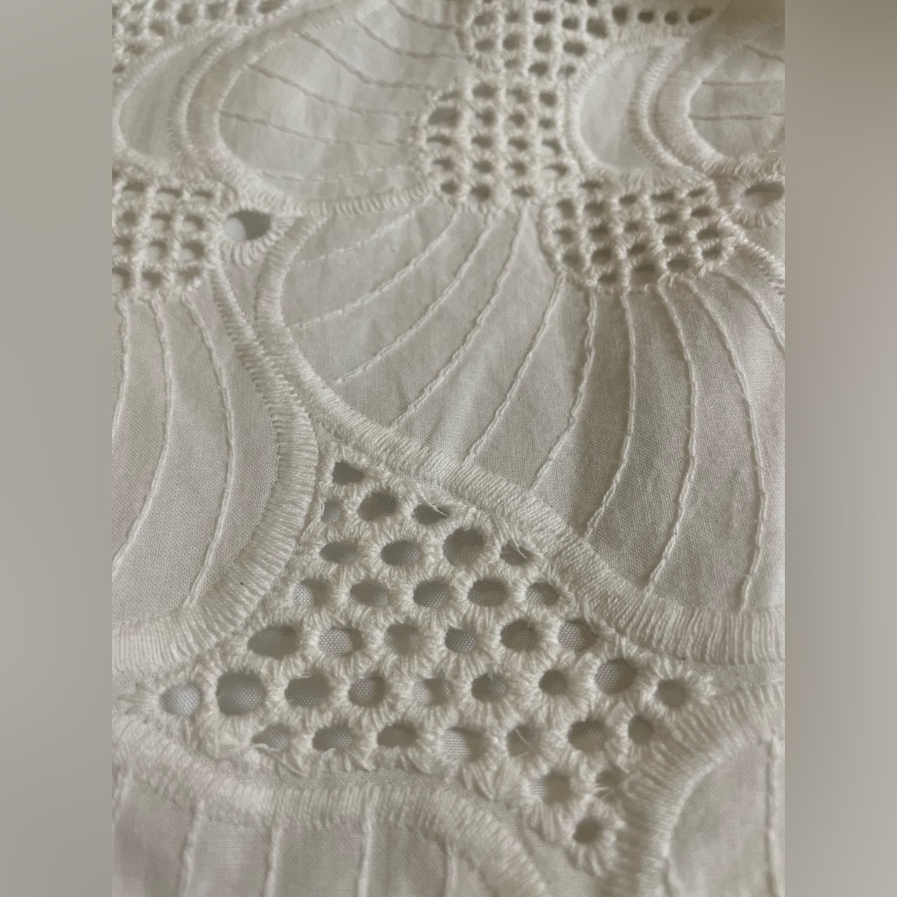 Steve Madden White Eyelet Mini Dress - Picture 13 of 15